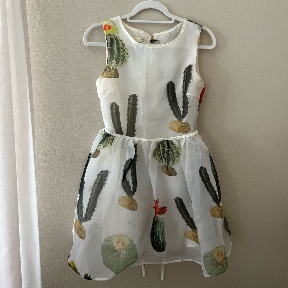 Puff cactus dress